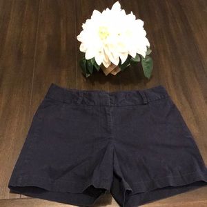 Talbots Navy shorts. Size 2P